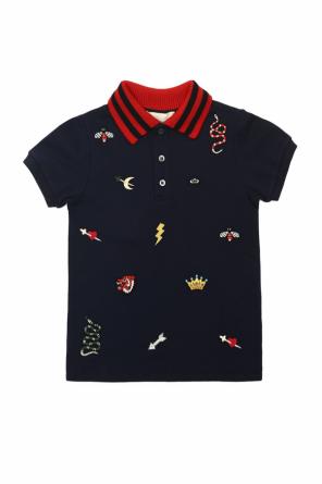 Embroidered polo, zdjęcie 1 Embroidered polo od Gucci Kids